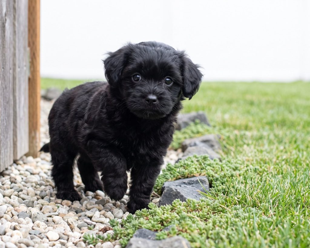 Basil, a Teacup Black Maltipoo puppy available from Everpine