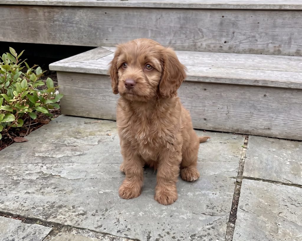 Remy, a Mini F1B Chocolate/Brown Cavapoo puppy available from Everpine