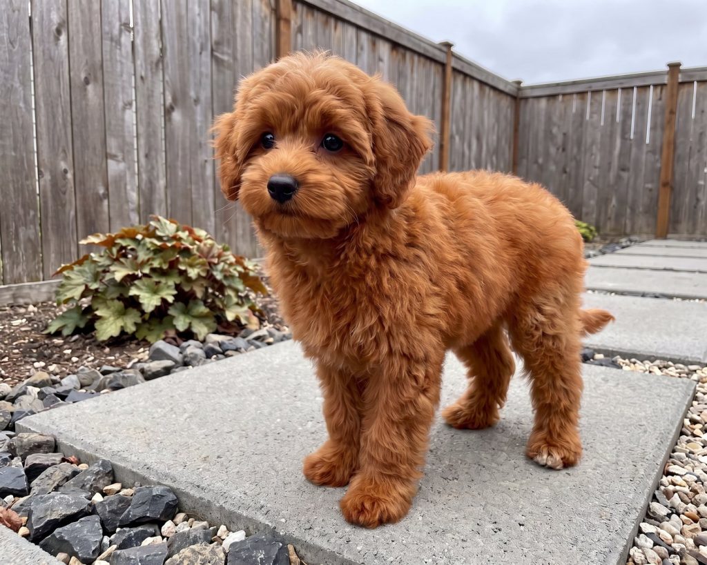 Sable, a Toy Red Maltipoo puppy available from Everpine